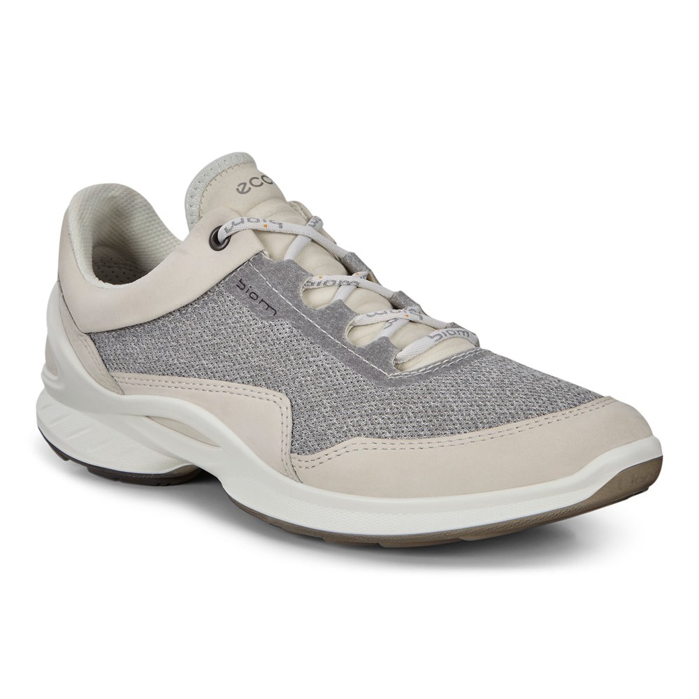 Tenis Outdoor Mujer - ECCO Biom Fjuel - Blancos/Grises - ZCQ610398